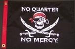 NO QUARTER NO MERCY FLAG 3' X 5'