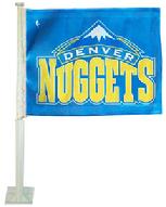 NUGGETS DENVER NUGGETS CAR ROLL UP FLAG WITH WALL MOUNT