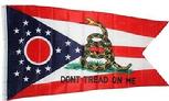 Ohio Dont Tread On Me  flag