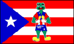 PUERTO RICAN FROG FLAG 3X5 FEET