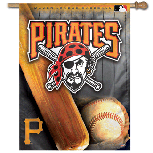 Pittsburgh Pirates Vertical Banner Flag 27 X 37