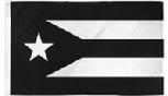 PuertoRico black White flag