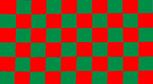RED AND GREEN CHECKERED