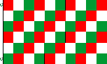 RED GREEN AND WHITE CHECKERED 