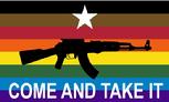 Pride Ak-47 2nd Amendment come and take it flag