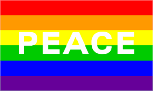 rainbowpeace flag