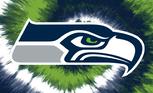 Seahawk tye dye flag