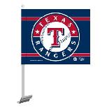 Texas Rangers Two Sided Car Flag