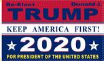 Trump Keep America first RWB 2020 flag
