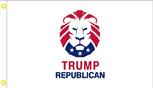 Trump Lion white flag
