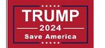 Trump 2024 save America flag