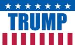 Trump stars & stripes classic flag