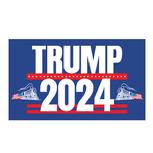 Trump train 2023 flag