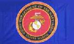 US MARINES DEPARTMENT of NAVY FLAG BANNER