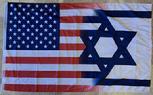 USA Israeli friendship flag 
