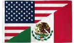 USAMexico flag