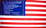 USA 10 COMMANDAMENTS FLAG 3' X 5'