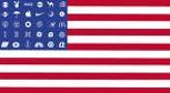US corp flag