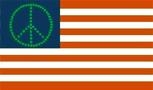 MARIJUANA PEACE USA flag