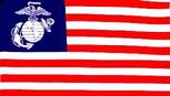 USA MARINE CORNER FLAG 3' X 5'