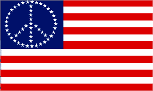 USA PEACE STARS FLAG 3' X 5'