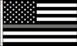 Grey line USA flag