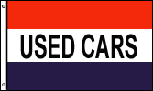 USED CARS 3'X5' FLAG