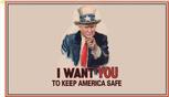 Uncle Trump I Want You Keep America Save flag