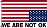 WE ARE NOT OK U S 3' x 5' flag