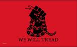 We Will Tread flag