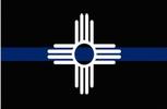 New Mexico Thin Blue Line flag