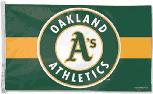 oakland A's vertical flag