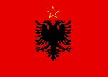 Albania's old flag jbflag.com