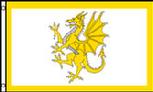 (Welsh) Golden Dragon Flag