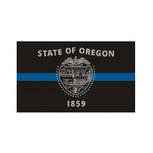 Oregon Thin Blue Line flag