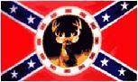 REBEL BUCK FLAG 3x5