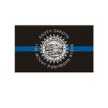 South Dakota thin blue line flag