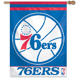 76ers- PHILADELPHIA 76ERS VERTICAL BANNER FLAG 27X37