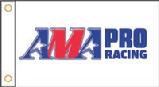 AMA pro racing flag white