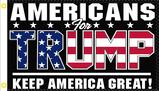 Americans for Trump flag