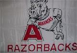Arkansas U Razorbacks Flag 3' X 5'