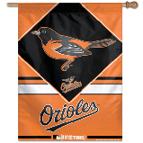 Baltimore Orioles Vertical Banner Flag 27 X 37