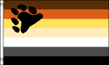 Bear pride flag