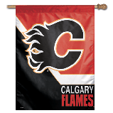 Calgary Flames Vertical Banner 27 X 37 Flag