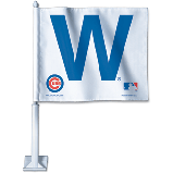 Chicago Cubs Two Sided Car Flag 