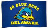DELAWARE GO BLUE HENS FLAG 