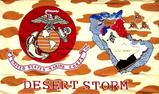 DESERT STORM MARINE CORPS FLAG 3' X 5'