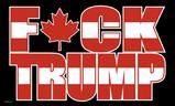 Canada Fuck You Trump flag