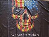 III USA skull we are everywhere flag