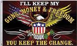 Ill Keep My Guns, Money & Freedom flag